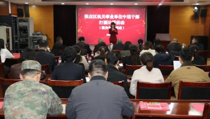 淄博市张店区开展机关事业单位中层干部打擂比拼活动