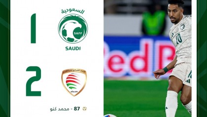 迷！沙特11打10长达1小时+超长补时，1-2不敌阿曼海湾杯出局